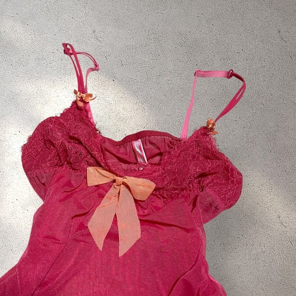 Cosmopolitan Pink & Orange Sheer Cami Top - Picture 3 of 3